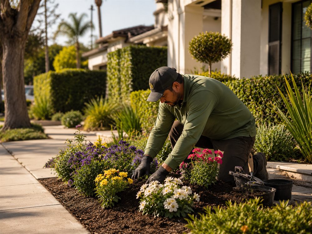 Planting and garden bed refresh for a Los Angeles yard